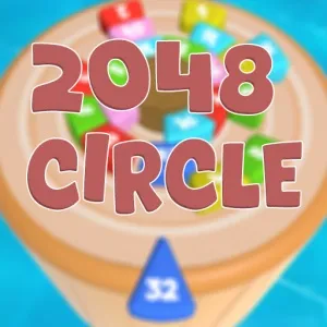 2048 Merge Circle - free online parkour game thumbnail, play in browser